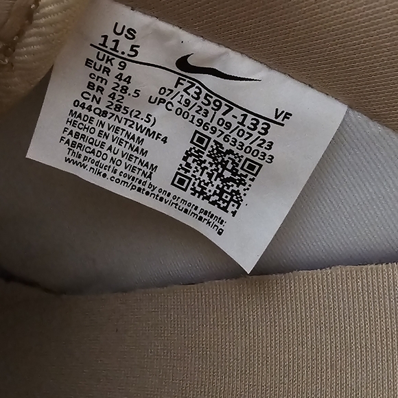 [M-10] Nike Air Force 1 '07 'Sail Sesame' - Picture 9 of 10